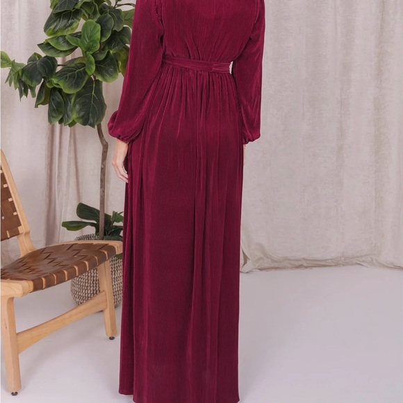 NWT: Wine Maxi Dress - Picture 2 of 4